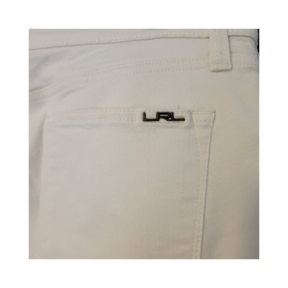 Lauren Ralph Lauren Jeans Womens size 4 White Modern Skinny - Picture 3 of 8